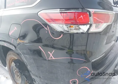 2015 Toyota Highlander Limited V6 from USA, damaged, VIN 5TDDKRFH5FS145599